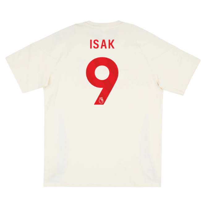 2025-2026 Liverpool Training Tee (White) (Isak 9)-PitchVibe Kits