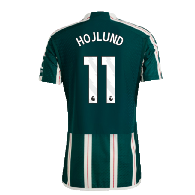 2023-2024 Man Utd Authentic Away Shirt (Hojlund 11)-Football Jersey Hub