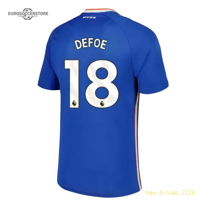 2025-2026 Sunderland Away Shirt (Defoe 18)-Football Shirts Shop
