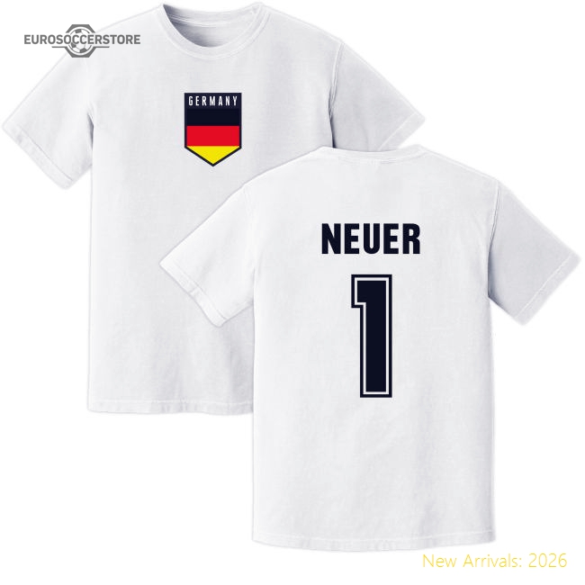 Neuer Germany Training Jersey (White)-Vantage Point Soccer