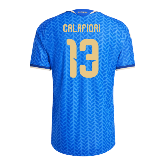 2026-2027 Italy Authentic Home Shirt (Calafiori 13)-Vantage Point Soccer