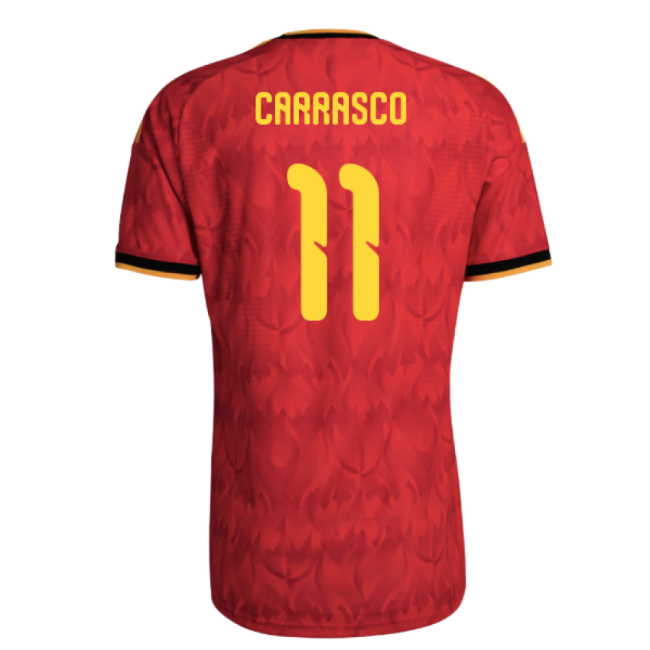 2026-2027 Belgium Authentic Home Shirt (Carrasco 11)-Vantage Point Soccer