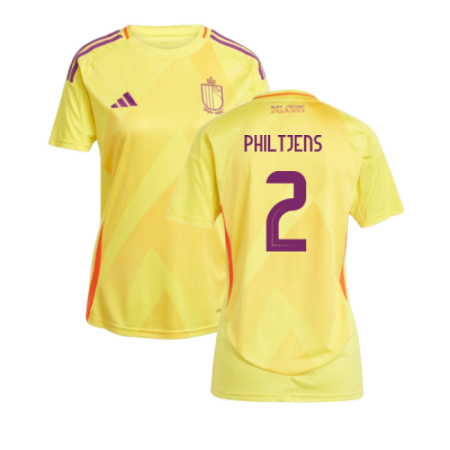 2025-2026 Belgium Womens Team Away Shirt (Ladies) (Philtjens 2)-Vantage Point Soccer