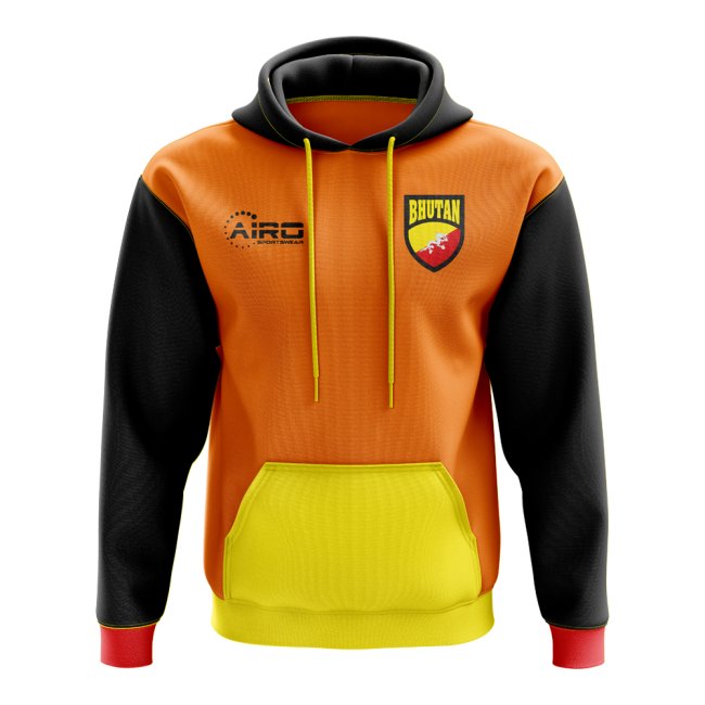 Bhutan Concept Country Football Hoody (Orange)-Vantage Point Soccer