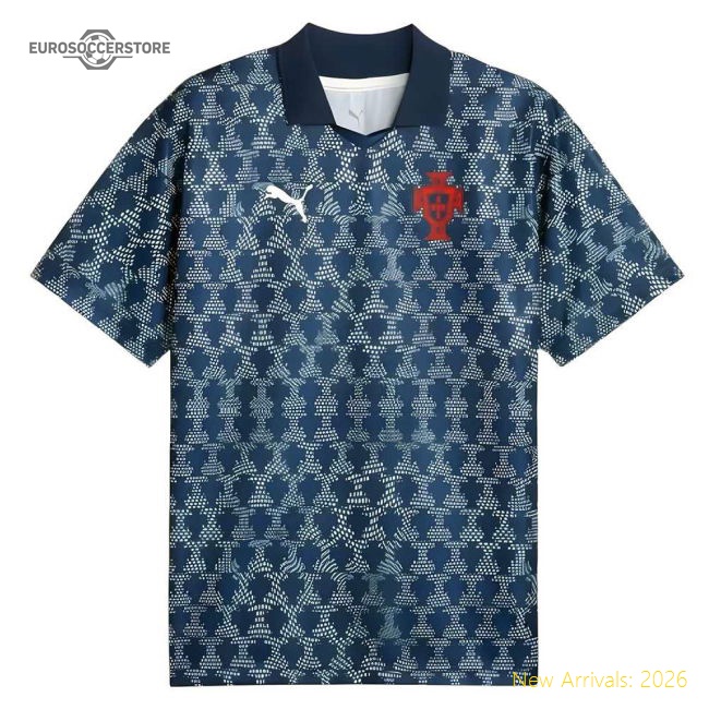 2025-2026 Portugal ftblNRGY+ Retro Jersey (Persian Blue)-Vantage Point Soccer
