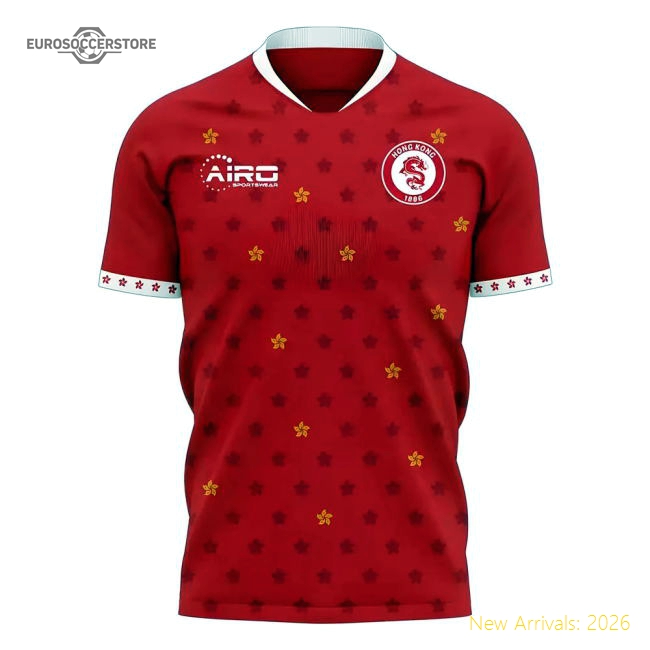 Hong Kong 2025-2026 Home Concept Football Kit (Libero) - Baby-Vantage Point Soccer