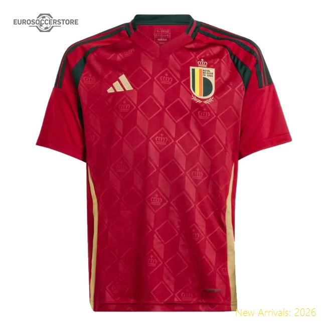 2024-2025 Belgium Home Shirt (Kids) (E.Hazard 10)-ly44
