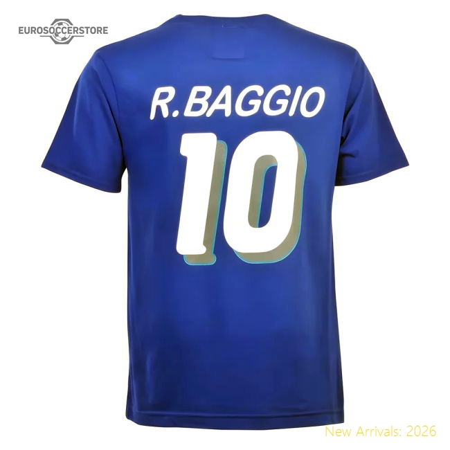 Italy 10 12th Man T-Shirt - Royal-Vantage Point Soccer