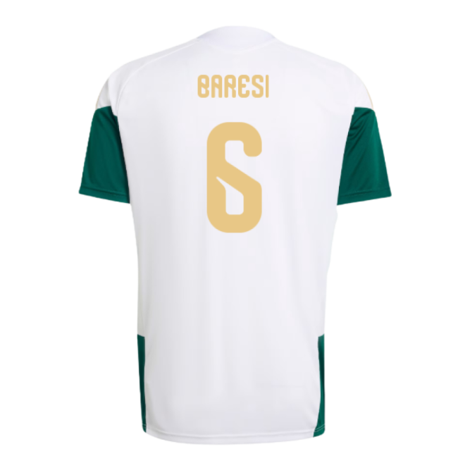 2026-2027 Italy Training Jersey (White) (Baresi 6)-Vantage Point Soccer