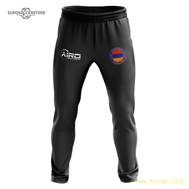 Armenia Concept Football Training Pants (Black)-Vantage Point Soccer