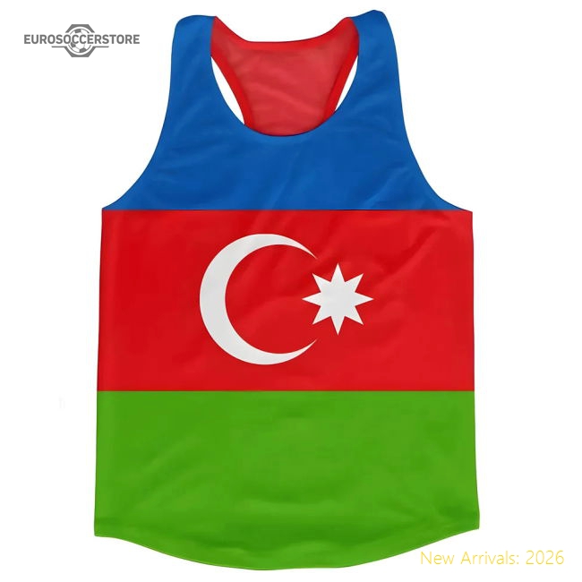 Azerbaijan Flag Running Vest-Vantage Point Soccer