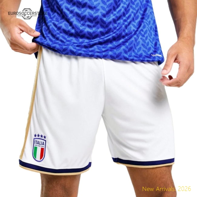 2026-2027 Italy Home Shorts (White)-Vantage Point Soccer