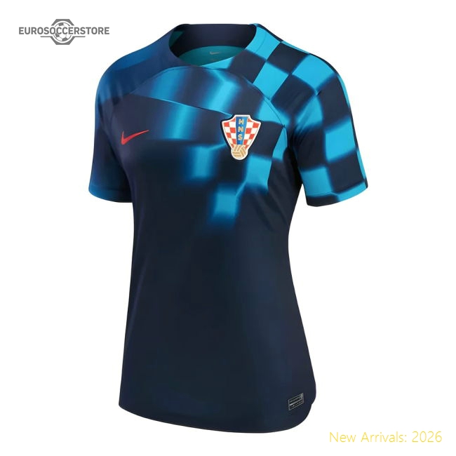 2022-2023 Croatia Away Shirt (Ladies)-Vantage Point Soccer