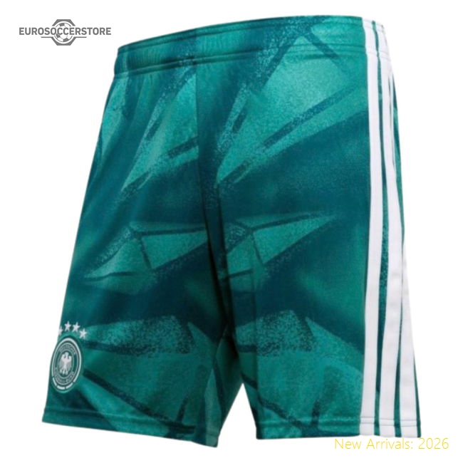 2026-2027 Germany Home Goalkeeper Shorts (Active Green)-Vantage Point Soccer