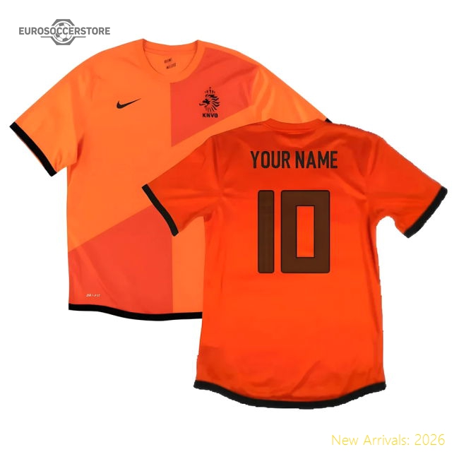 Holland 2012-13 Home Shirt ((Very Good) S) (Your Name)-Football Jersey Hub