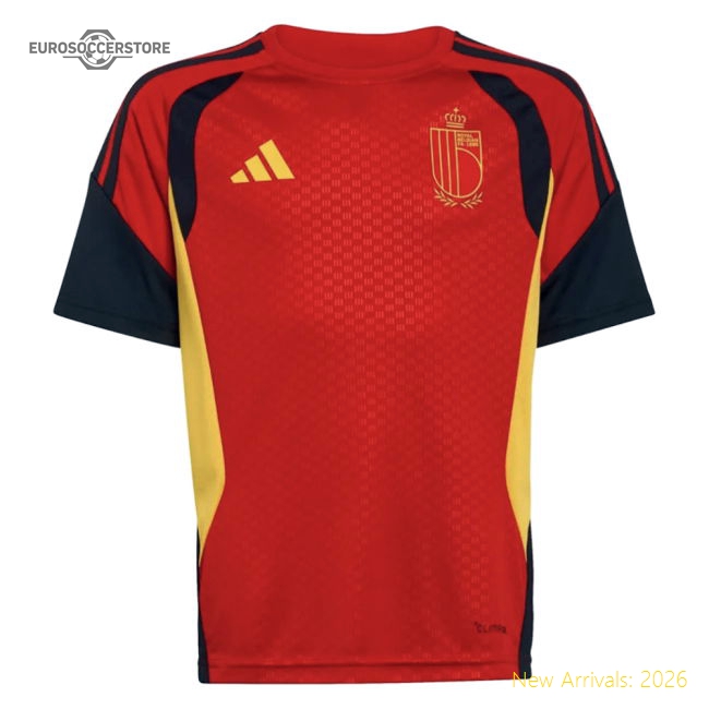 2026-2027 Belgium Training Jersey (Red) - Kids (Doku 11)-Vantage Point Soccer