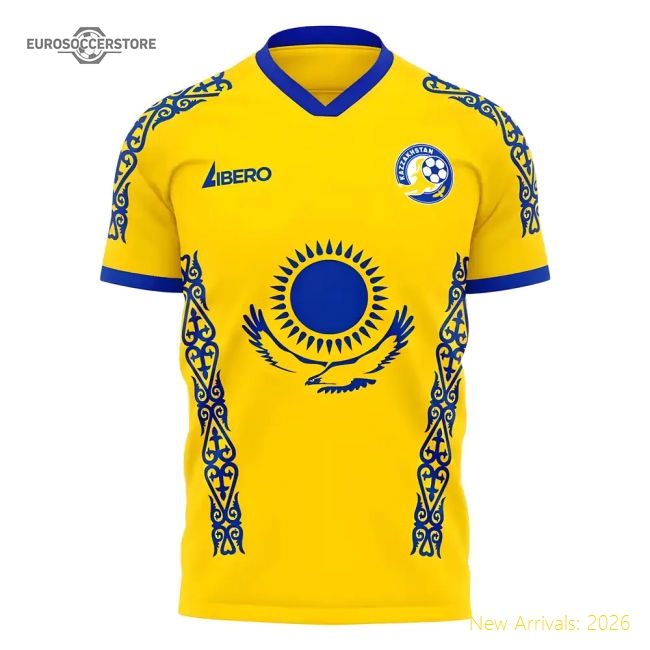 Kazakhstan 2025-2026 Home Concept Football Kit (Libero) - Womens-Football Shirts Shop