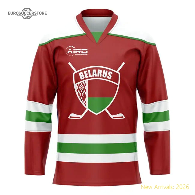 Belarus Home Ice Hockey Shirt-Vantage Point Soccer