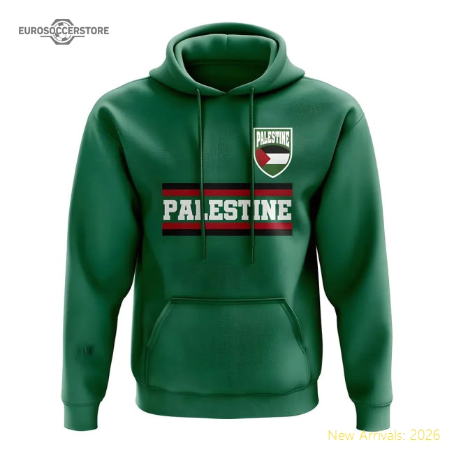 Palestine Core Football Country Hoody (Green)-Vantage Point Soccer