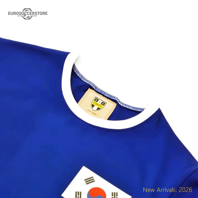 South Korea 12th ManT-Shirt - Royal/White Ringer-The Soccer Shirt Hub