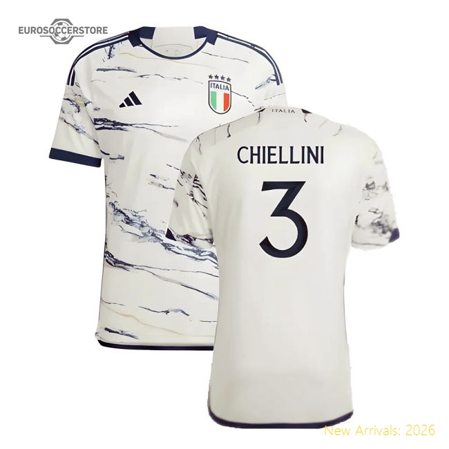 2023-2024 Italy Away Shirt (CHIELLINI 3)-Vantage Point Soccer