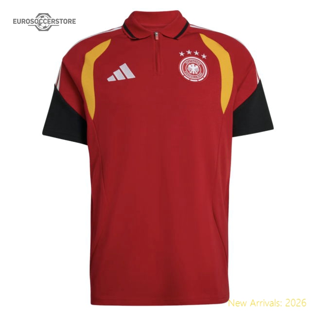2026-2027 Germany Polo Shirt (Red)-Vantage Point Soccer