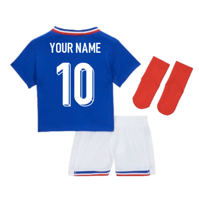 2024-2025 France Home Baby Kit (Your Name)-Vantage Point Soccer