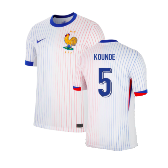 2024-2025 France Away Shirt (Kounde 5)-Vantage Point Soccer