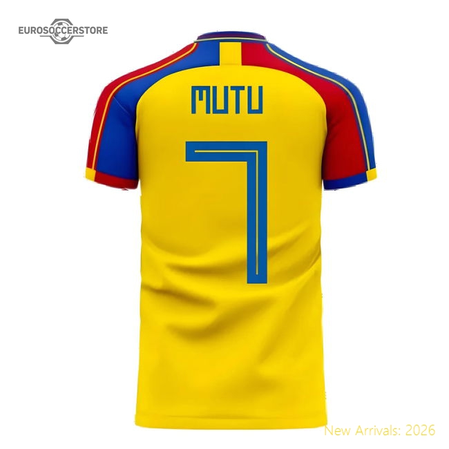 Romania 2025-2026 Home Concept Football Kit (Libero) (MUTU 7)-Vantage Point Soccer