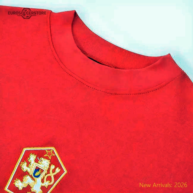 Czechoslovakia 1976 European Champions Retro Football Shirt-Vantage Point Soccer