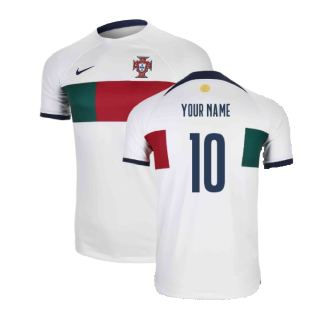 2022-2023 Portugal Away Shirt (Kids) (Your Name)-Vantage Point Soccer