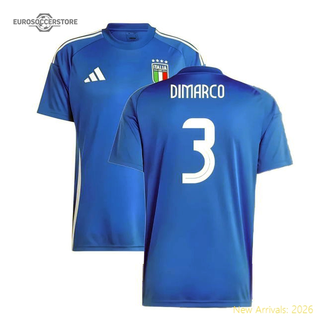 2024-2025 Italy Home Fan Jersey (DIMARCO 3)-Vantage Point Soccer