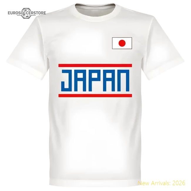 Japan Team T-Shirt - White-Vantage Point Soccer