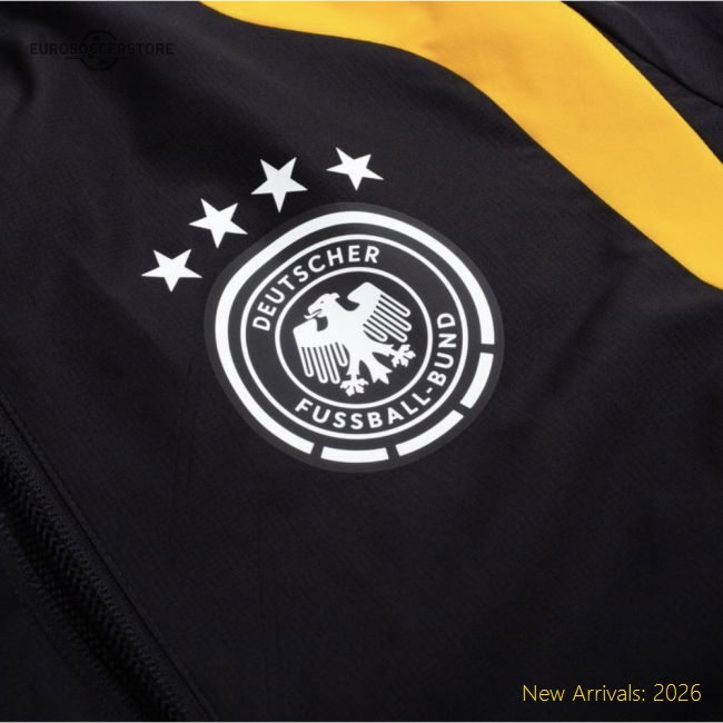 2026-2027 Germany Allweather Jacket (Black)-Vantage Point Soccer