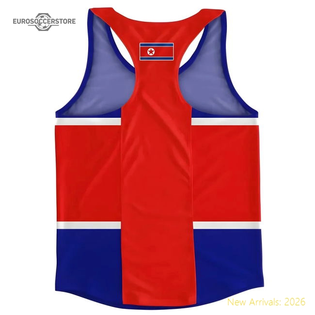 North Korea Flag Running Vest-Vantage Point Soccer
