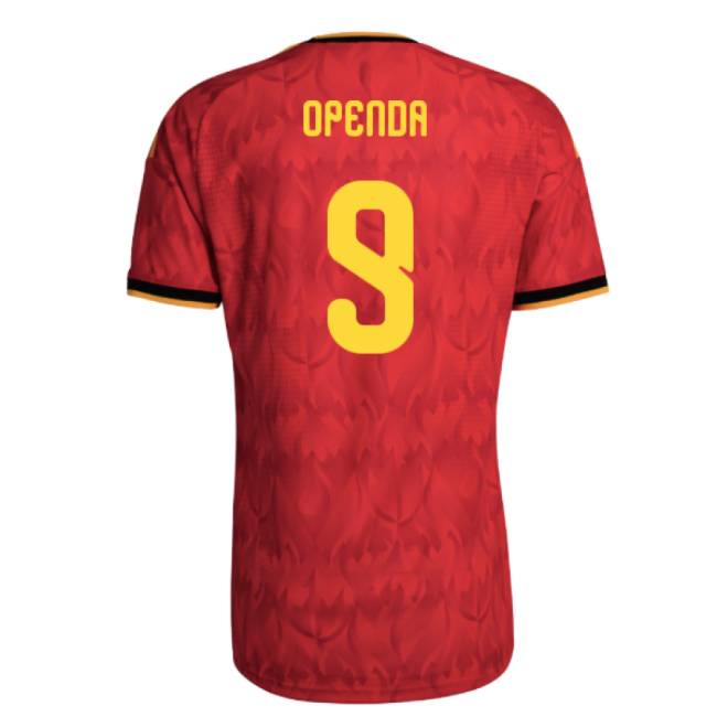 2026-2027 Belgium Authentic Home Shirt (Openda 9)-Vantage Point Soccer