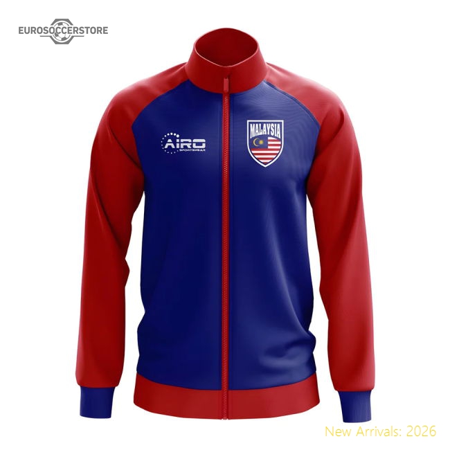 Malaysia Concept Football Track Jacket (Blue)-Vantage Point Soccer