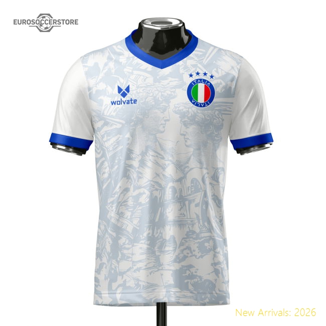 Italy Heritage Football Jersey (Wolvate) Adult Short Sleeve-Vantage Point Soccer