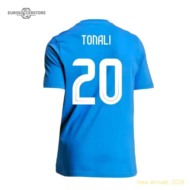 2024-2025 Italy DNA Graphic Tee (Blue) (TONALI 20)-Vantage Point Soccer