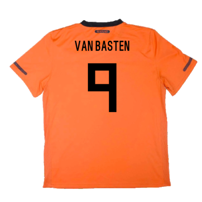 Holland 2010-11 Home Shirt ((Excellent) S) (Van Basten 9)-Football Jersey Hub