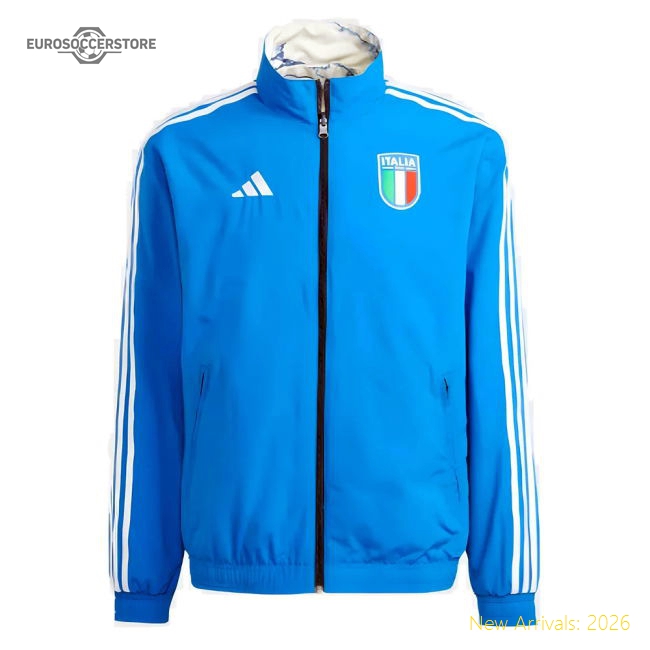 2023-2024 Italy Reversible Anthem Jacket (Blue)-Vantage Point Soccer