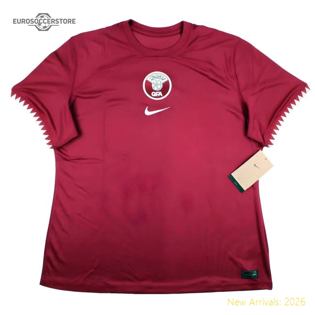 2022-2023 Qatar Home Shirt (Ladies)-Vantage Point Soccer