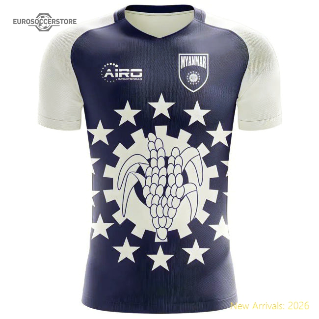 2025-2026 Myanmar Home Concept Football Shirt - Baby-Vantage Point Soccer