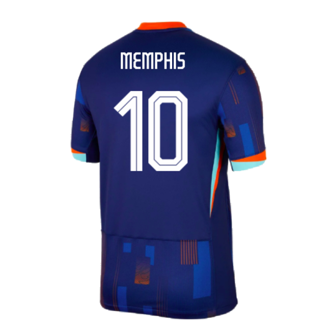 2024-2025 Netherlands Away Shirt (Memphis 10)-Football Jersey Hub