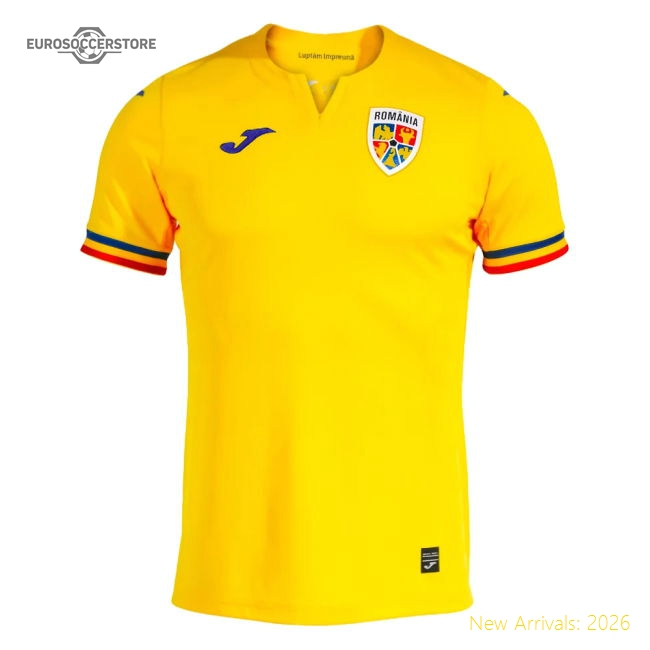 2023-2024 Romania Home Shirt (Your Name)-Vantage Point Soccer