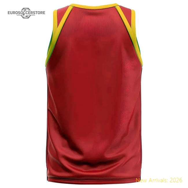 Belgium Home Concept Basketball Shirt - Baby-Vantage Point Soccer