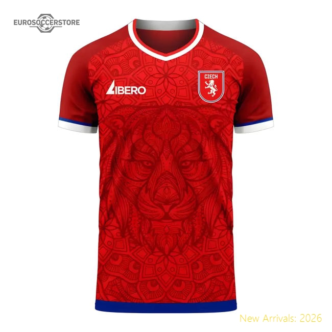 Czech Republic 2025-2026 Home Concept Kit (Libero)-Vantage Point Soccer