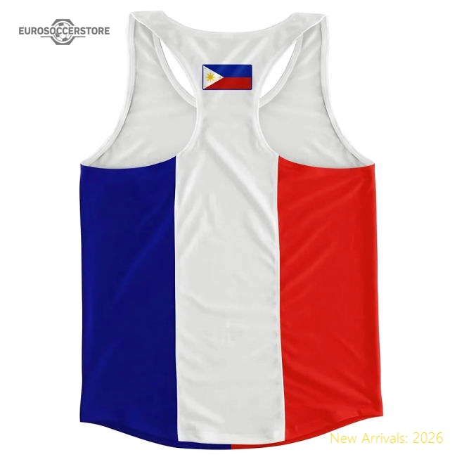 Phillippines Flag Running Vest-The Soccer Shirt Hub