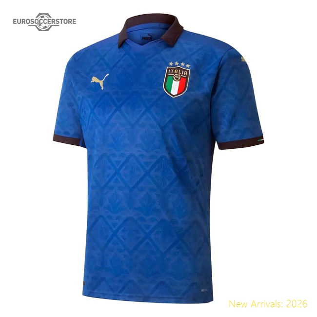 2020-2021 Italy Home Puma Football Shirt-Vantage Point Soccer