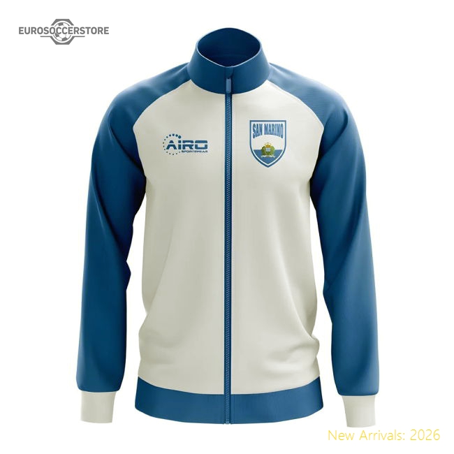 San Marino Concept Football Track Jacket (White)-Vantage Point Soccer
